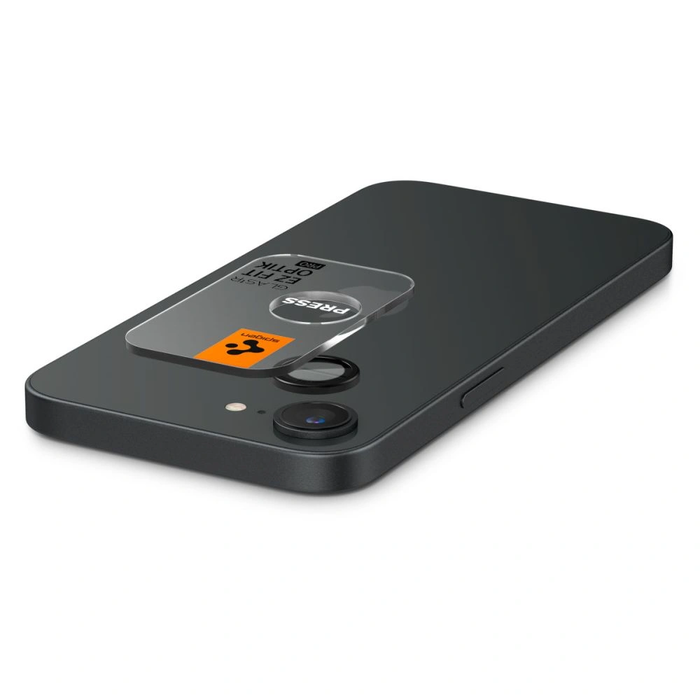 Spigen Optik Pro Glas.tr ez Fit Camera Protector Apple iPhone 17e / 16e Black [2 PACK]