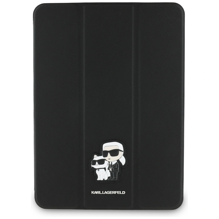 Karl Lagerfeld KLFC11RM24SAKCK Apple iPad Air 11" 2024 (6 gen) Book Cover Saffiano Magnetic Karl &Choupette black