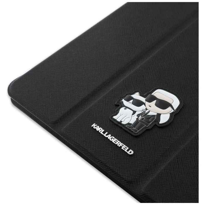 Karl Lagerfeld KLFC13PM24SAKCK Apple iPad Pro 13" 2024 (7 gen) Book Cover Saffiano Magnetic Karl &Choupette black