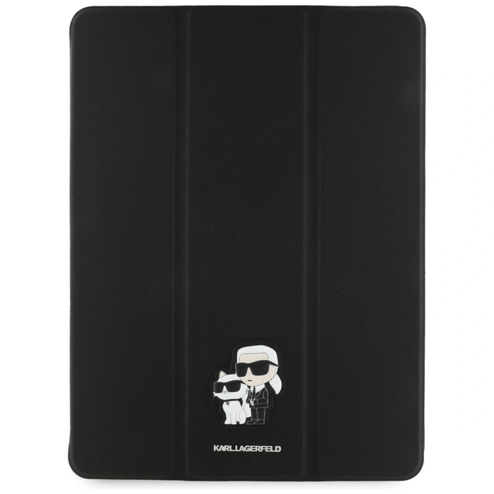 Karl Lagerfeld KLFC13RM24SAKCK Apple iPad Air 13" 2024 (6 gen) Book Cover Saffiano Magnetic Karl &Choupette black