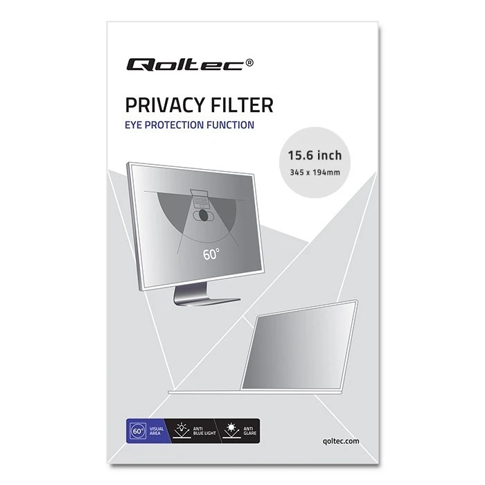 Privacy Filter Qoltec Rodo 15,6inch 16:9