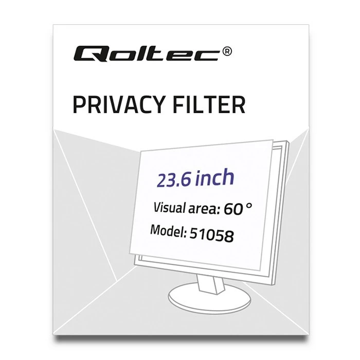 Privacy Filter Qoltec Rodo 23,6 Inch 16:9