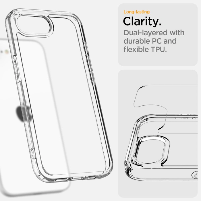 Spigen Ultra Hybrid Apple iPhone 17e / 16e Crystal Clear