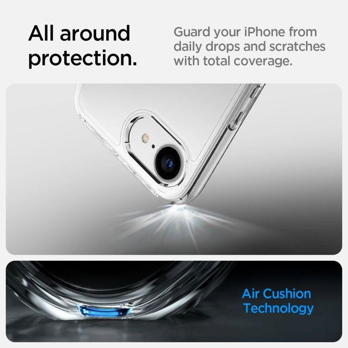 Spigen Ultra Hybrid Apple iPhone 17e / 16e Crystal Clear