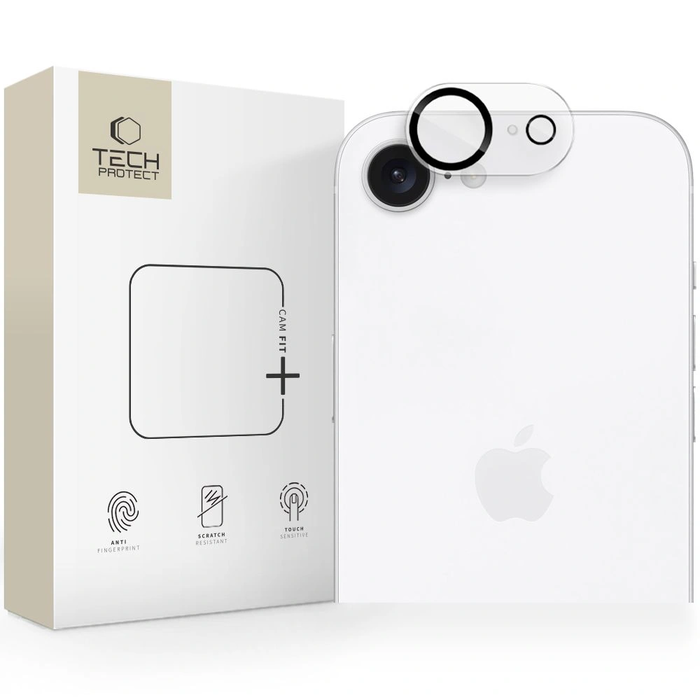 Tech-Protect Cam Fit+ Apple iPhone 17e / 16e Clear