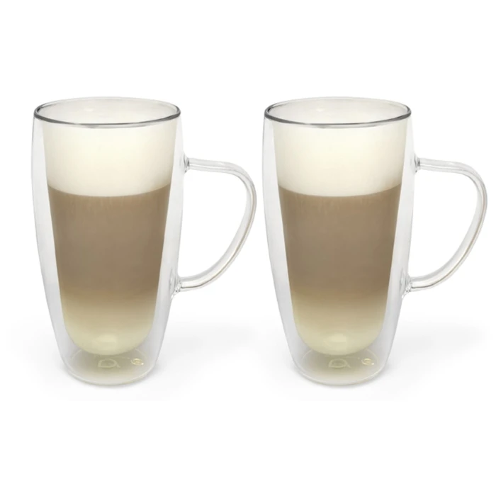 Bredemeijer Set of 2 Glass Coffee/Freddo Glasses 400 ml