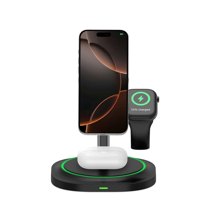 Tech-Protect QI15W-A46 Magnetic MagSafe Wireless Charger Black