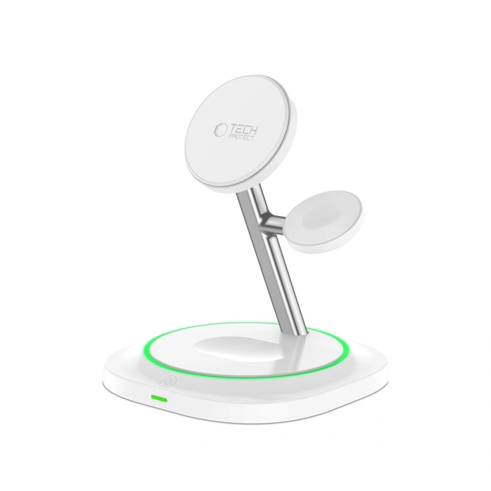 Tech-Protect QI15W-A46 Magnetic MagSafe Wireless Charger White
