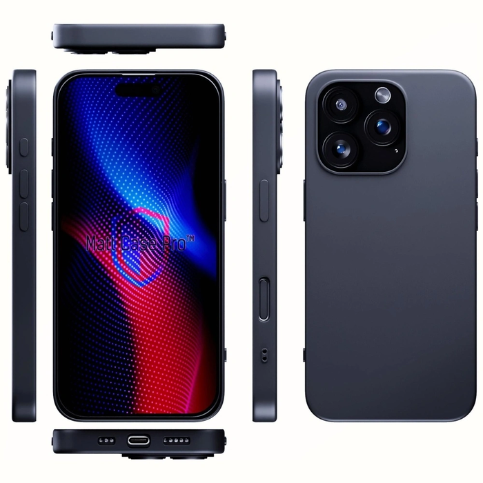 3MK Matt Case Pro Apple iPhone 16 Pro Max black