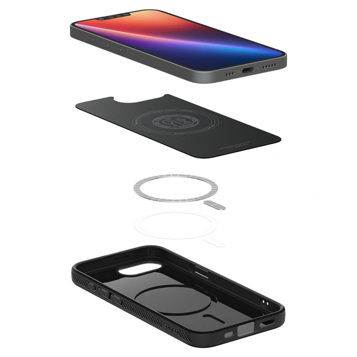 Spigen Liquid Air Mag MagSafe Apple iPhone 17e / 16e Matte Black