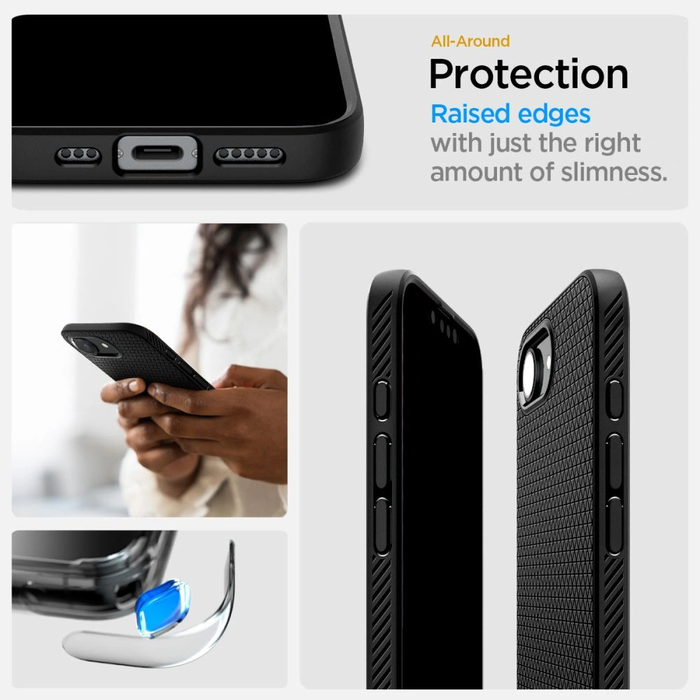 Spigen Liquid Air Mag MagSafe Apple iPhone 17e / 16e Matte Black