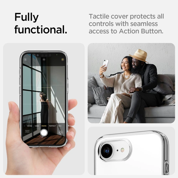 Spigen Liquid Crystal Mag MagSafe Apple iPhone 17e / 16e Clear