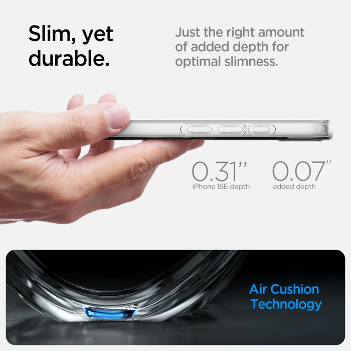 Spigen Liquid Crystal Mag MagSafe Apple iPhone 17e / 16e Clear