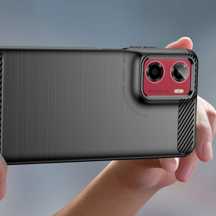 Tech-Protect TPUCarbon Motorola Moto G05 / E15 Black