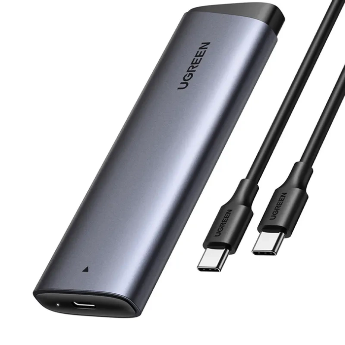 UGREEN CM767 M.2 NVMe SSD enclosure USB-C 3.2 S.M.A.R.T, Auto Sleep, TRIM