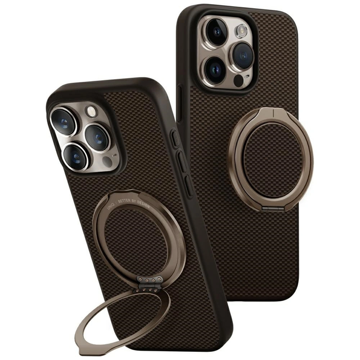 UNIQ Keva Air Apple iPhone 16 Pro Magclick Charging GripFit brown