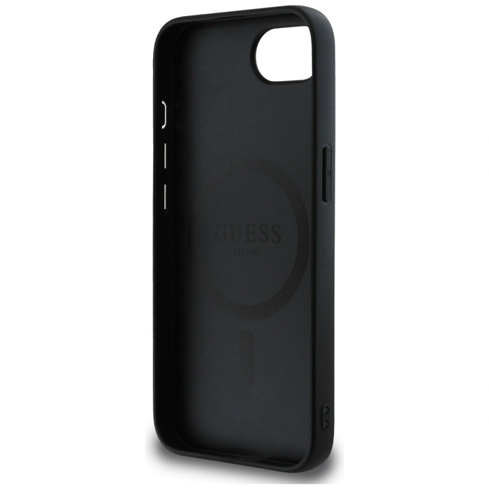 Guess 4G Circle Classic Logo MagSafe Apple iPhone 17e / 16e black
