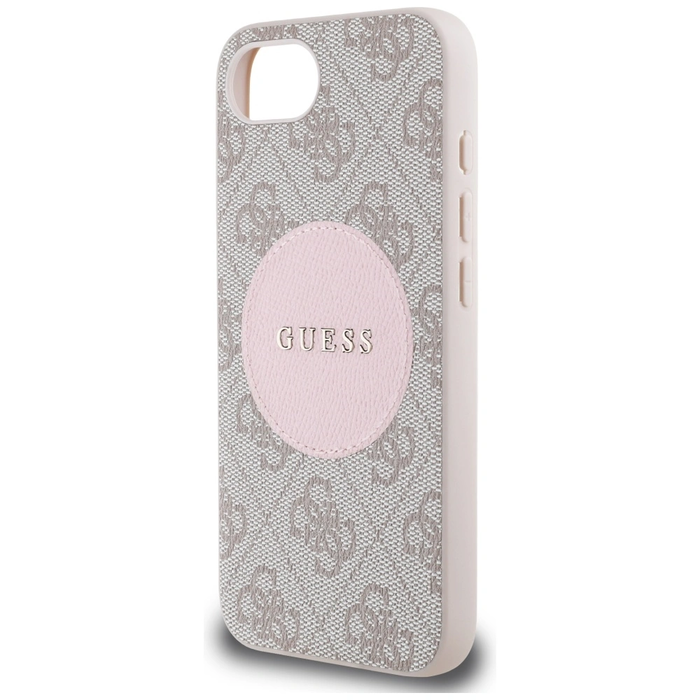 Guess 4G Circle Classic Logo MagSafe Apple iPhone 17e / 16e pink