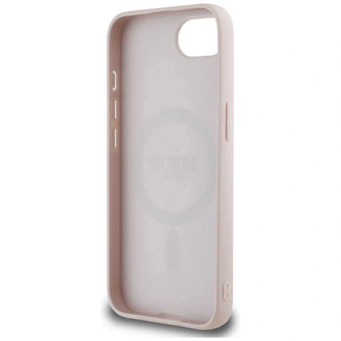 Guess 4G Circle Classic Logo MagSafe Apple iPhone 17e / 16e pink