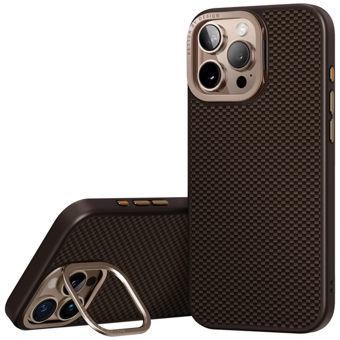 UNIQ Keva Max Apple iPhone 16 Pro Max Magclick Charging Camera Stand brown