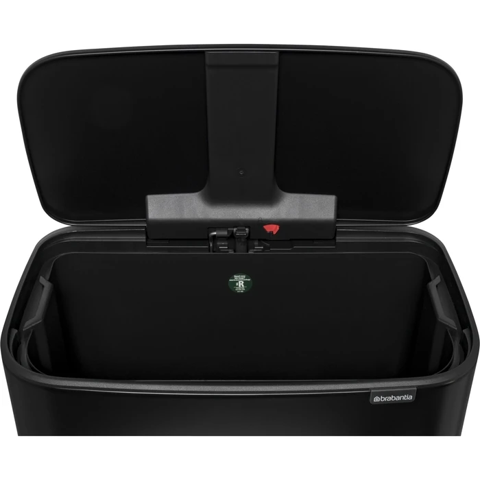 Brabantia Bo 36L Pedal Recycling Bin Black