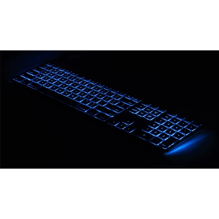 Πληκτρολόγιο Ενσύρματο Matias Aluminum Mac Backlit Rgb Space Gray