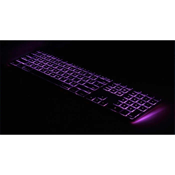 Πληκτρολόγιο Ενσύρματο Matias Aluminum Mac Backlit Rgb Space Gray