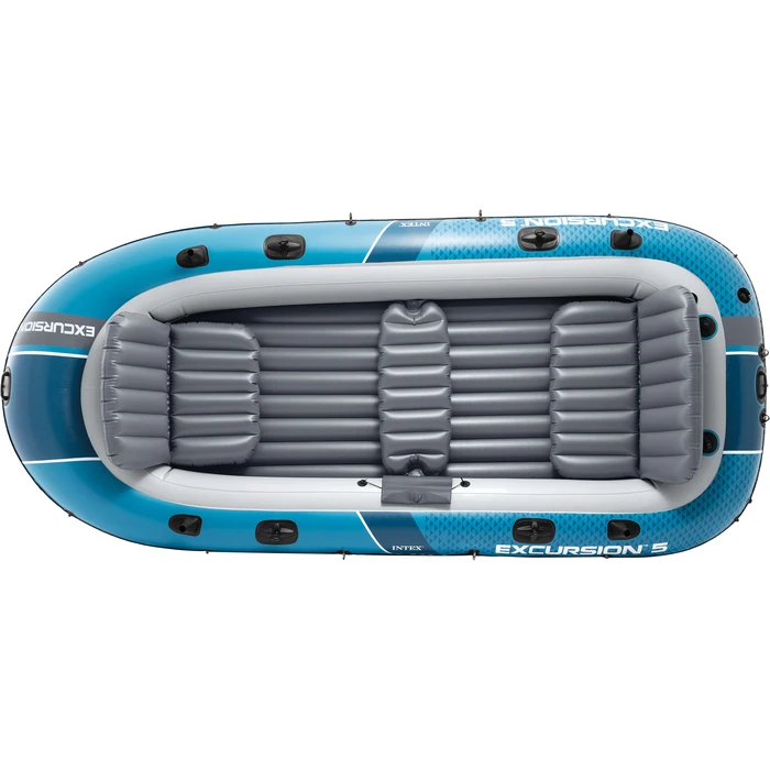 Φουσκωτή βάρκα INTEX Excursion 5 SET (με κουπιά & τρόμπα)