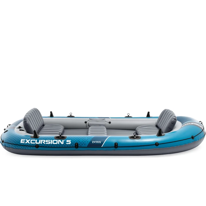 Φουσκωτή βάρκα INTEX Excursion 5 SET (με κουπιά & τρόμπα)
