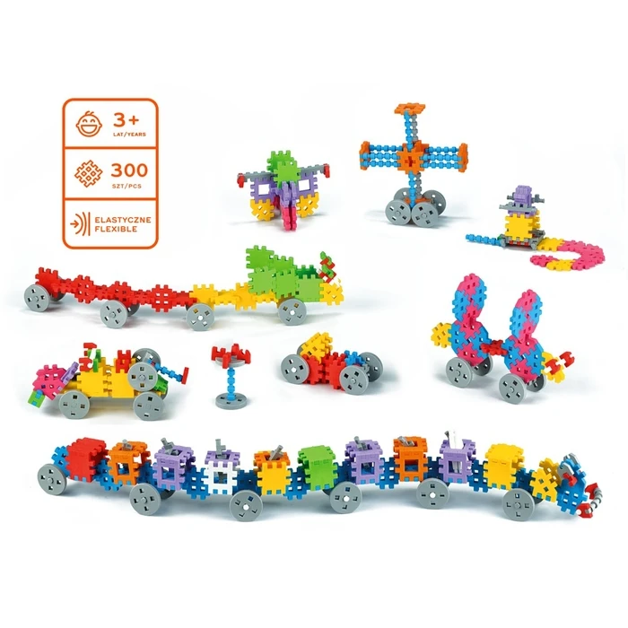 Τουβλάκια Construction Blocks Marioinex Mini Waffle Konstruktor 300