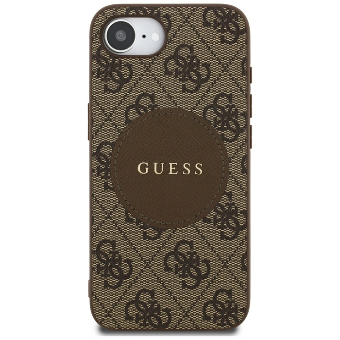 Guess 4G Circle Classic Logo MagSafe Apple iPhone 17e / 16e brown