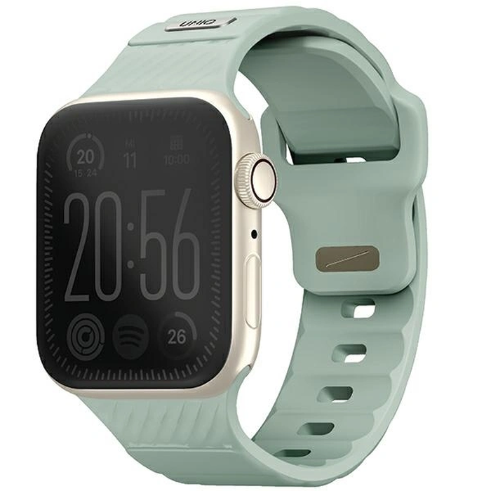 UNIQ Stride Apple Watch Series1/2/3/4/5/6/7/8/9/SE/SE2 38/40/41mm FKM Rubber Strap iceplant green