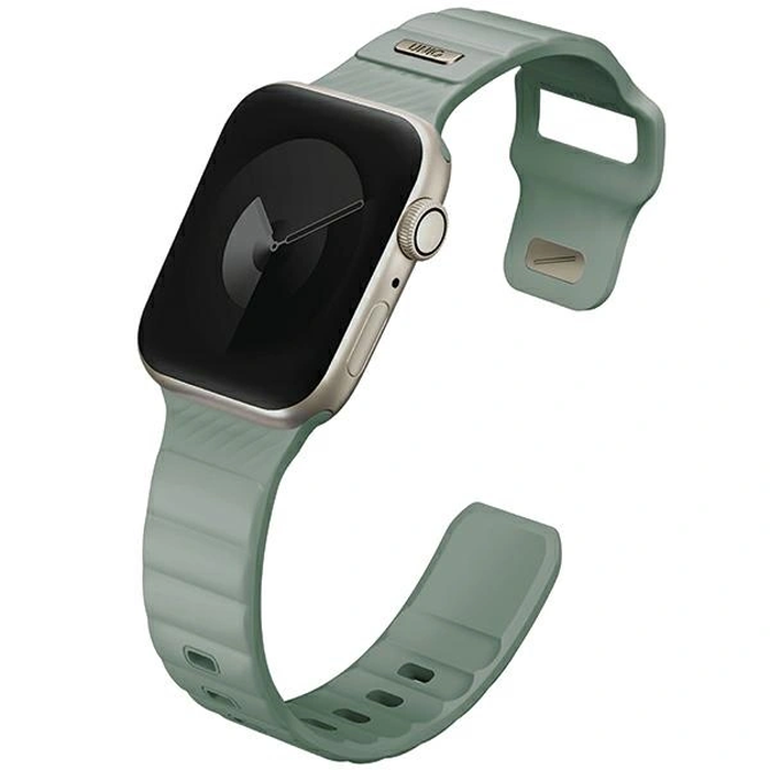 UNIQ Stride Apple Watch Series1/2/3/4/5/6/7/8/9/SE/SE2 38/40/41mm FKM Rubber Strap iceplant green