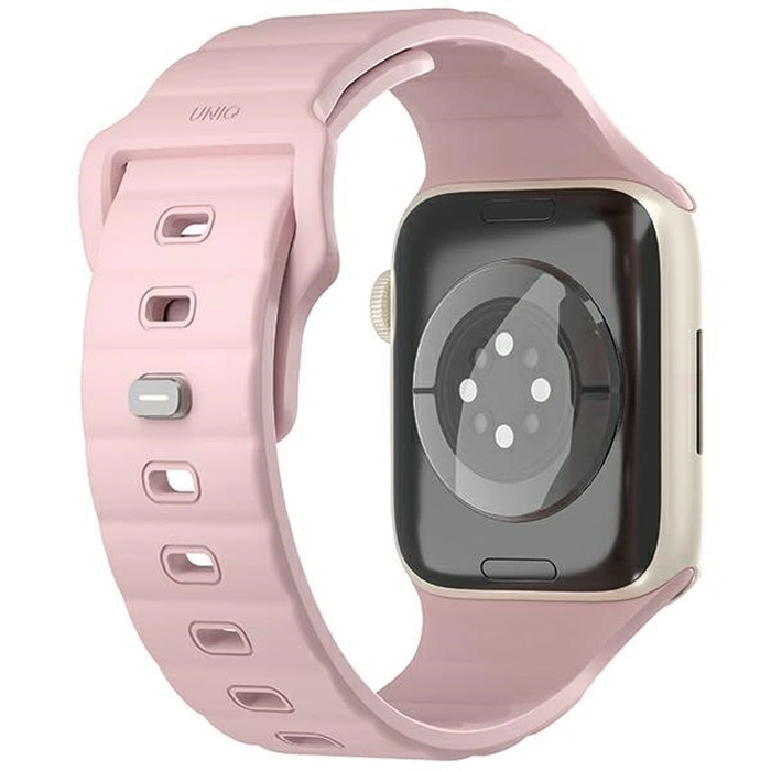 UNIQ Stride Apple Watch Series1/2/3/4/5/6/7/8/9/SE/SE2 38/40/41mm FKM Rubber Strap pale pink