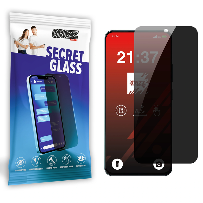GrizzGlass Matte SecretGlass Xiaomi POCO M7 5G