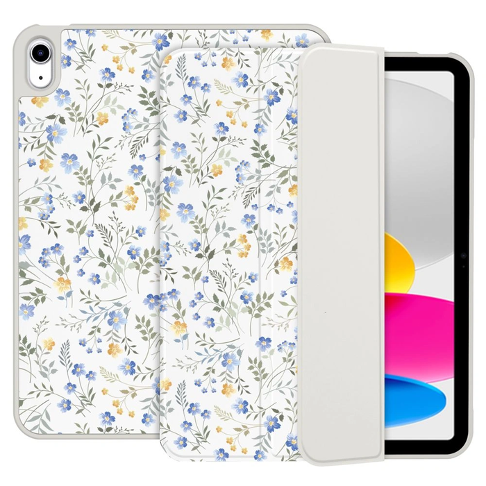 Tech-Protect SmartCase Pen Case for Apple iPad 10.9" 2022 / 11" 2025 Spring Flowers