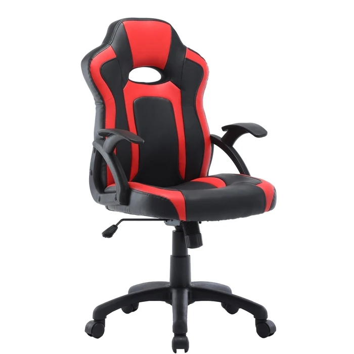 Velco Pro Systems Gaming Office Chair - Black/Red - PU Surface