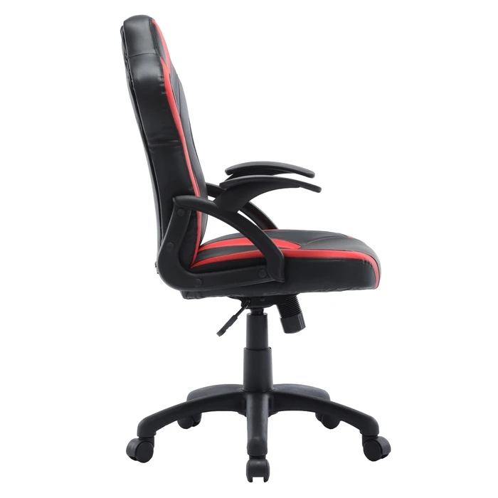 Velco Pro Systems Gaming Office Chair - Black/Red - PU Surface