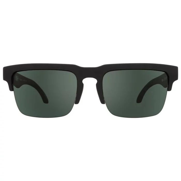 SPY Helm 50/50 Unisex Sunglasses – Black Grilamid® Frame, Black Polarized HD+ Lens (56/20/145)