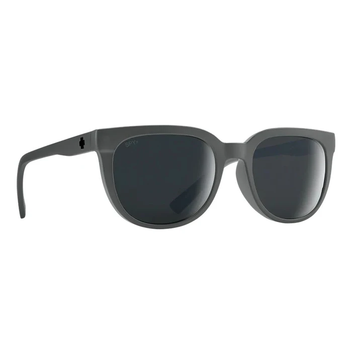 SPY Bewilder Unisex Sunglasses Matte Translucent Black Polarized (54/20/148)