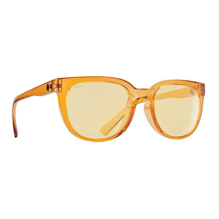 SPY Bewilder Unisex Sunglasses - Orange Acetate Frame with Orange/Yellow Lens (54/20/148 mm)