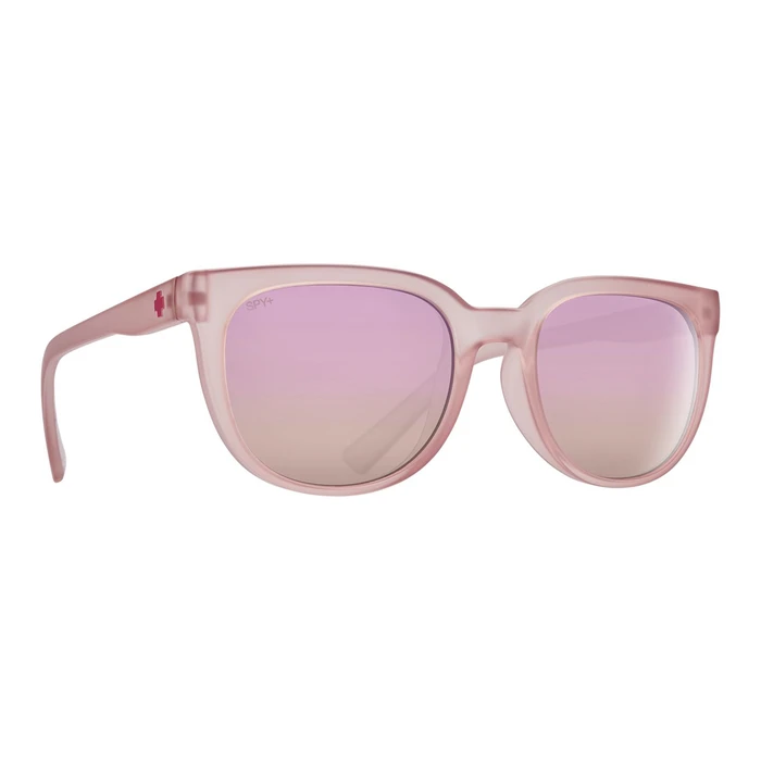 SPY Bewilder Unisex Sunglasses Matte Translucent Rose (54/20/148) - Category 3 - 100% UVA & UVB