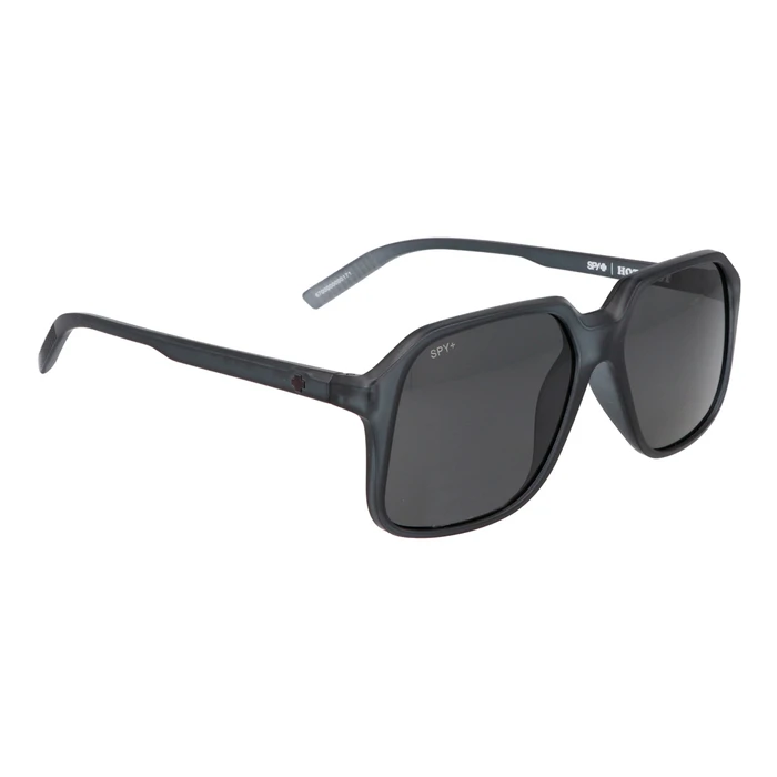 Spy Hot Spot Unisex Sunglasses — Translucent Black frame / Gray Polarized lenses