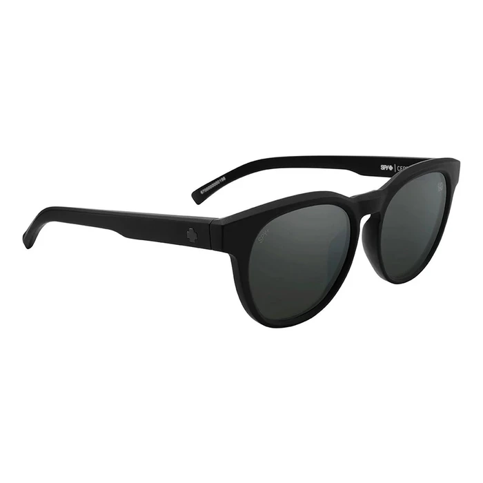 SPY Cedros Unisex Matte Black Polarized Sunglasses 53/18/142 (Category 3, 100% UVA/UVB) - SKU 6700000000198