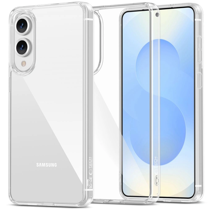 Case Tech-Protect Flexair Hybrid Samsung Galaxy S25 Edge Clear