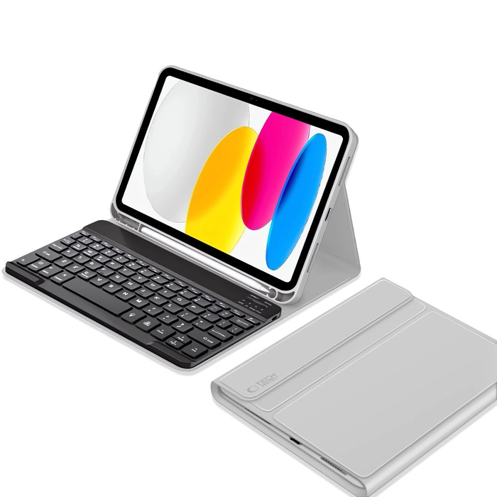 Case with keyboard Tech-Protect SmartCase Pen + Keyboard Apple iPad Air 10.9 2022 (5th generation) / iPad Air 11 2025 (7th generation) Grey