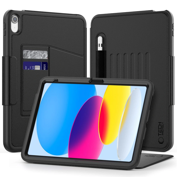 Case with keyboard Tech-Protect SmartCase Pen Armor Apple iPad Air 10.9 2022 (5th generation) / iPad Air 11 2025 (7th generation) Black