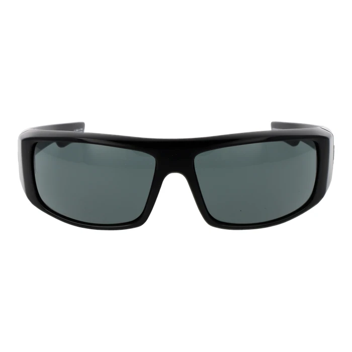 SPY Unisex Sunglasses Logan - Black Grilamid Frame, SPY HD+ Trident Green Lenses, 61/14/127 mm (Model 670939038863)