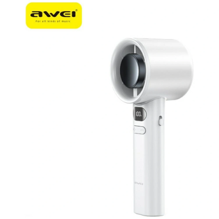 AWEI F36 Wireless Mini Fan 2200mAh White