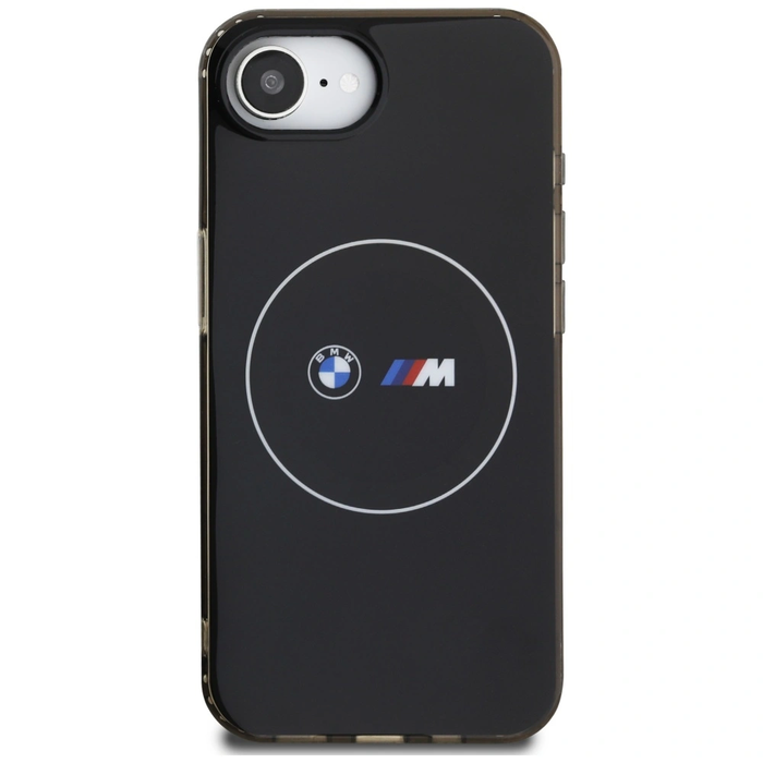 BMW IML Metal White Circle MagSafe Apple iPhone 17e / 16e black